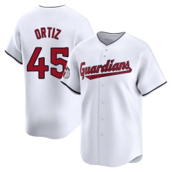 Luis Ortiz Cleveland Guardians Men's Limited Home Jersey - White