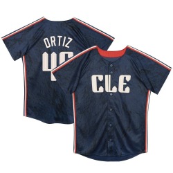 Luis Ortiz Cleveland Guardians Toddler Limited Preschool & 2024 City Connect Jersey - Navy