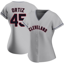 Luis Ortiz Cleveland Guardians Women's Authentic Road Jersey - Gray