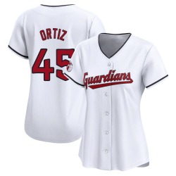 Luis Ortiz Cleveland Guardians Women's Limited Home Jersey - White