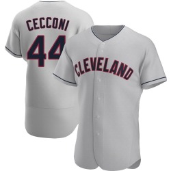 Slade Cecconi Cleveland Guardians Men's Authentic Road Jersey - Gray