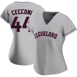 Slade Cecconi Cleveland Guardians Women's Authentic Road Jersey - Gray